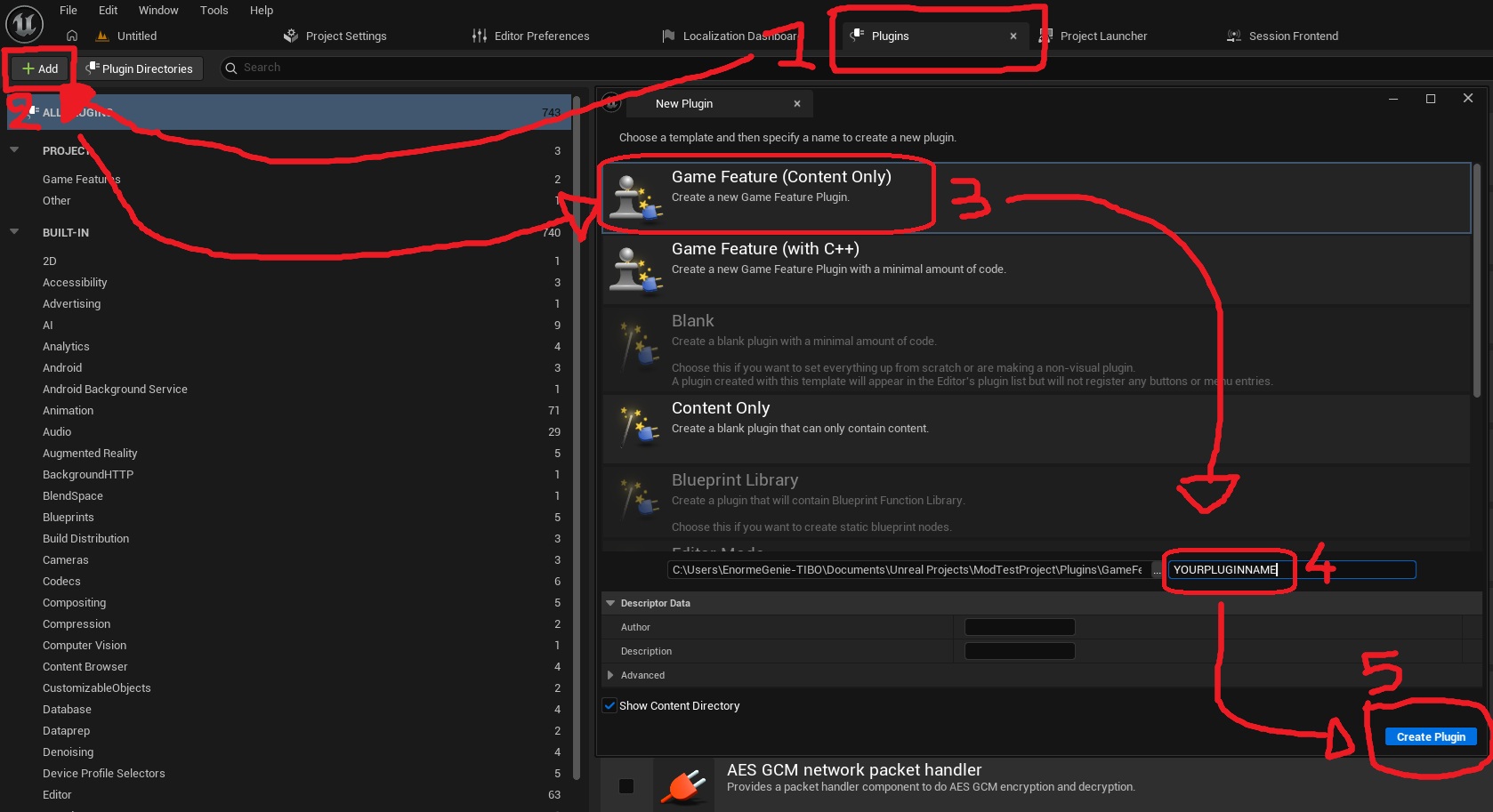 How create a plugin