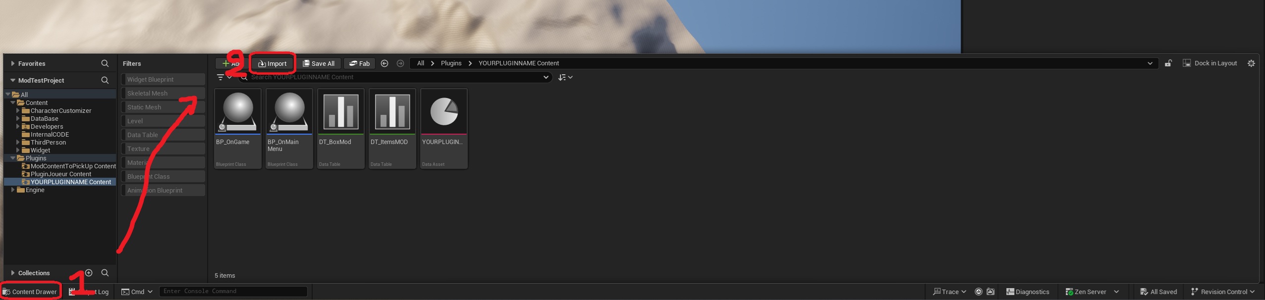 How import all files
